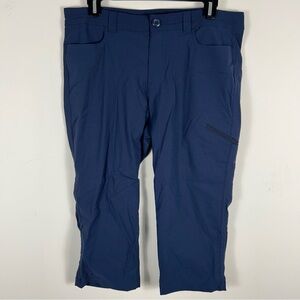 ❤️ Eddie Bauer cropped Navy Blue Pants 12